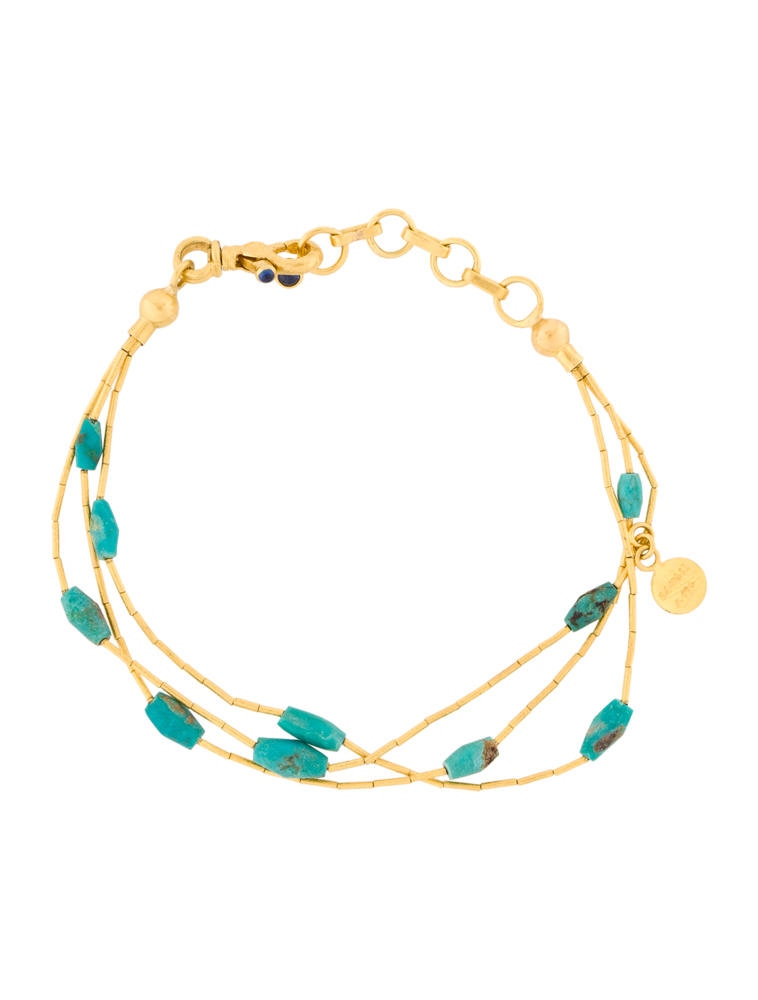 Gurhan Turquoise And Shire Bracelet The Realreal Gurhan Turquoise And Shire Bracelet