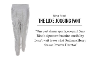Nina Ricci Jogging Pants