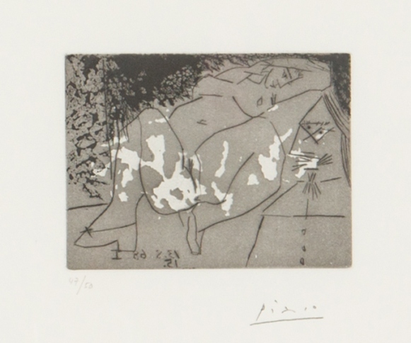 Picasso Jeune Femme et 'Mousquetaire'