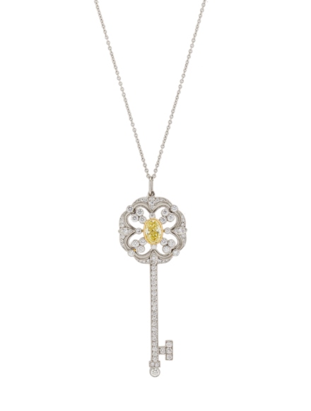 Tiffany & Co. Enchant Diamond Key Necklace