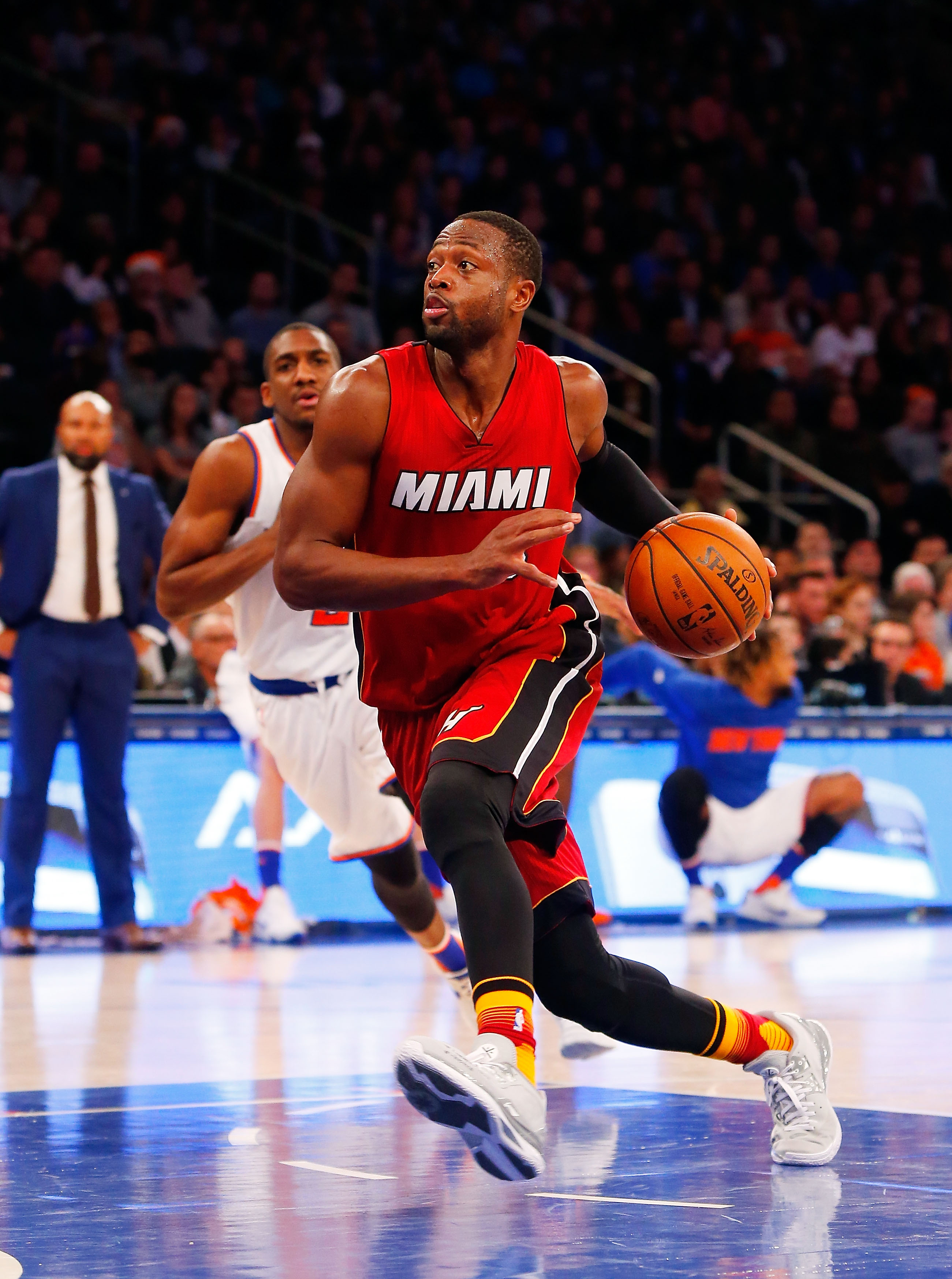 Dwyane Wade Miami Heat v New York Knicks