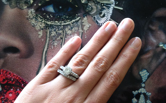 Editors engagement ring stories