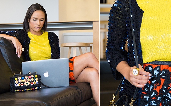 How To Wear Sequin To The Office