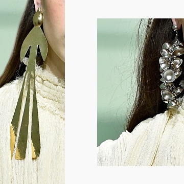 J.W. Anderson Spring 2017 Mismatched Earrings