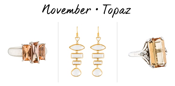 November Birthstone Topaz Jewelry