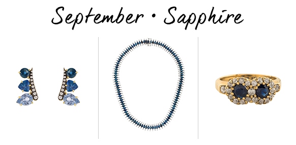 September Birthstone Sapphire Jewelry