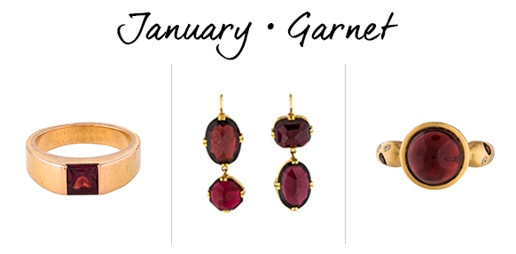 January Birthstone Garnet Jewelry