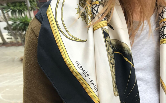 How To Spot A Real Hermès Silk Scarf