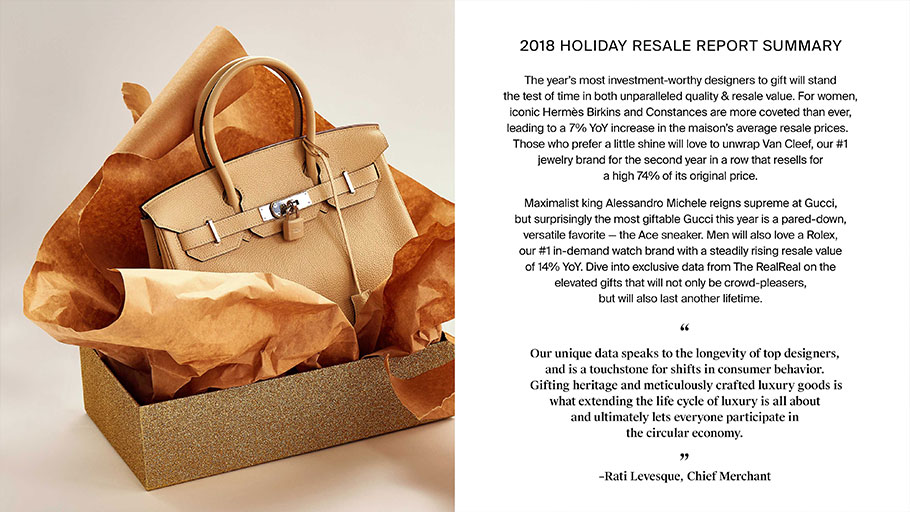 RealStyle | 2018 Holiday Resale Report