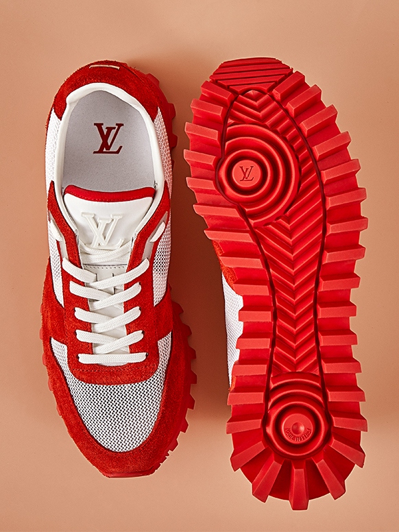 Louis Vuitton X Virgil Abloh Red Sneakers in Lagos Island (Eko