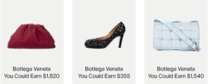 Bottega Veneta Pieces And How Much You Can Earn For Them