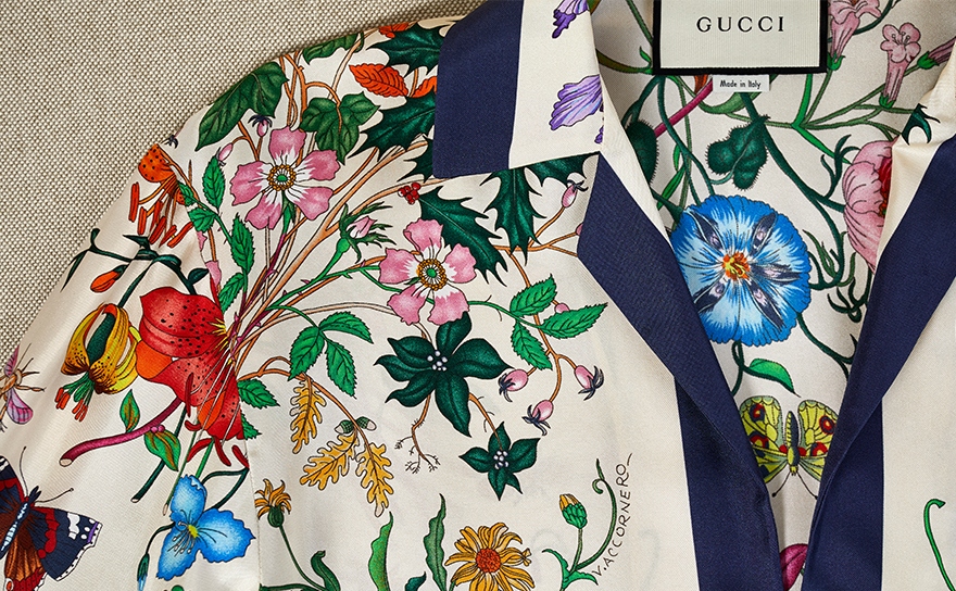Gucci Silk Floral Shirt