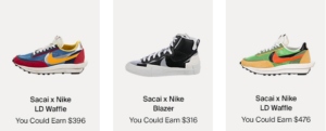 sacai x Nike sneakers & How Much You Could Earn For Them