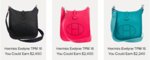 Hermès Evelyne Bags & How Much You Could Earn For Them